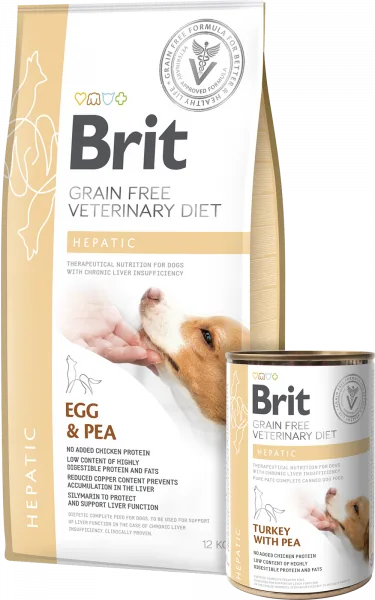 Miniatura técnica de Brit Hepatic para perros