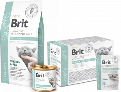 Envase técnico de Brit Veterinary Diets Struvite
