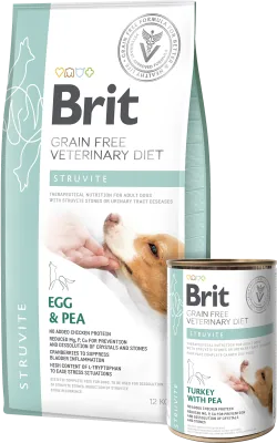 Envase técnico de Brit Veterinary Diets Struvite